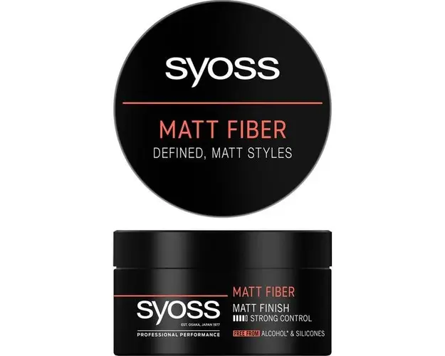 Pasta Modelatoare pentru Par cu Finisaj Mat - Syoss Professional Performance Matt Fiber, Matt Finish, 100 ml