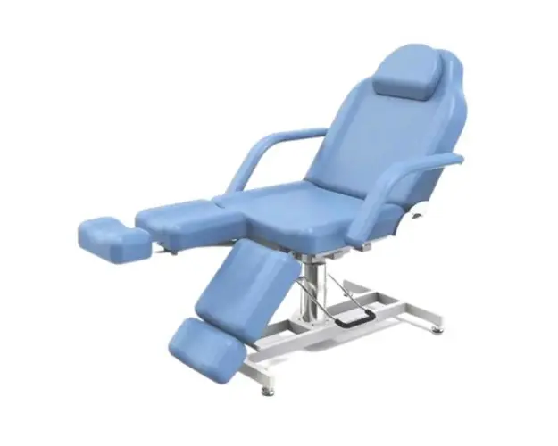 Pat Cosmetic Epilare Salon professional Hidraulic Rotire 360, Reglabil inaltime si Spatar,&nbsp;Fotoliu&nbsp;Sky