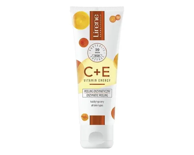 Peeling enzimatic cu efect revitalizant Lirene C+E Vitamin Energy Pro, 75ml