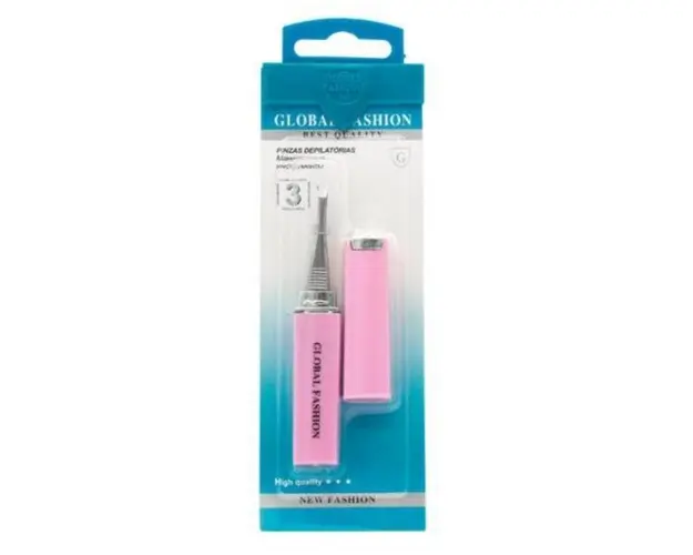 Penseta pentru sprancene, Global Fashion, roz deschis