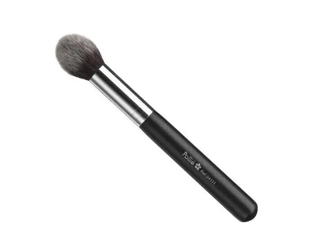 Pensula machiaj profesional Kabuki Pollie, conica medie pentru fard de obraz