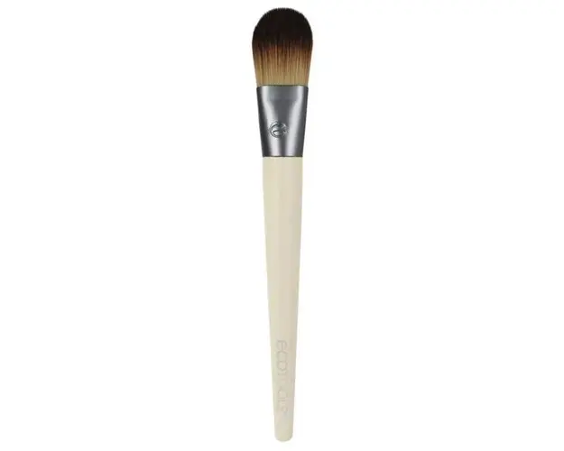 Pensula pentru Aplicarea Fondului de Ten - Eco Tools Classic Foundation Brush, 1 buc