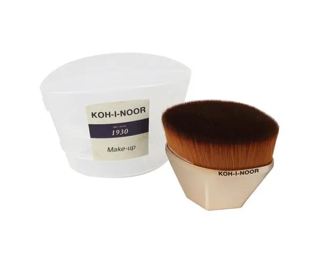 Pensula pentru fond de ten cu cutie, cu par sintetic Koh-I-Noor, 263