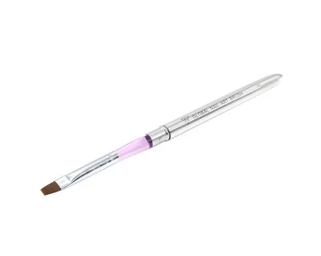 Pensula pentru unghii gel #6 cu varf drept