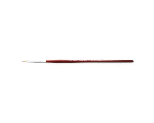 Pensula pictura unghii, Global Fashion, 000,7 mm, Lemn