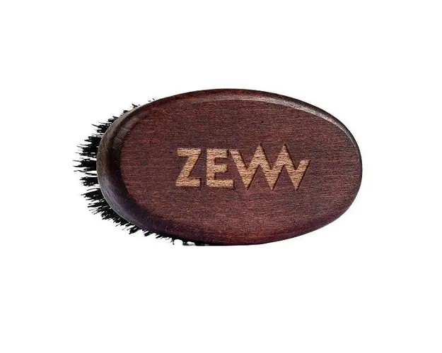 Perie compacta pentru barba, din par natural de mistret, 75mm x 55mm x 35mm, Zew for men