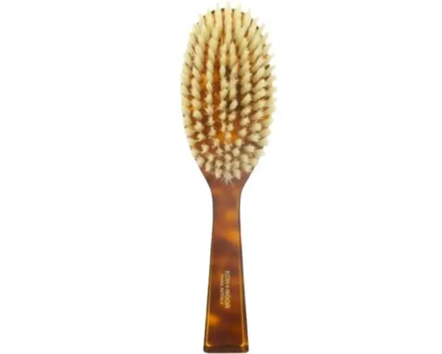 Perie ovala mare Jaspe cu par natural moale de porc mistret 21,3 cm x 6 cm Koh-I-Noor, 126