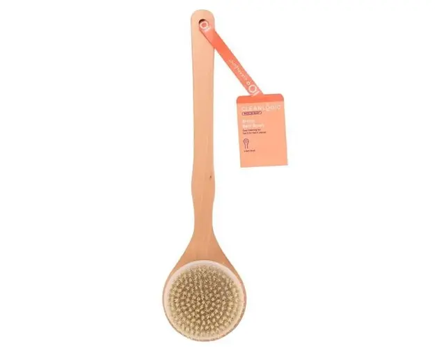 Perie pentru Baie cu Maner Lung - Cleanlogic Bath &amp; Body Bristle Bath Brush, 1 buc