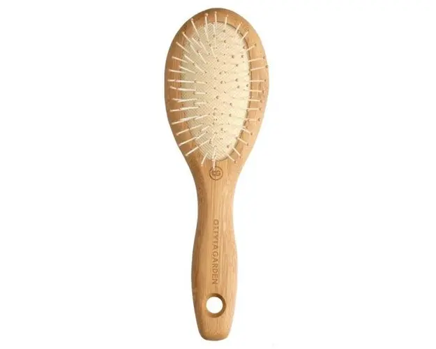 Perie pentru Par - Olivia Garden Bamboo Touch Nylon Detangling Brush XS, 1 buc