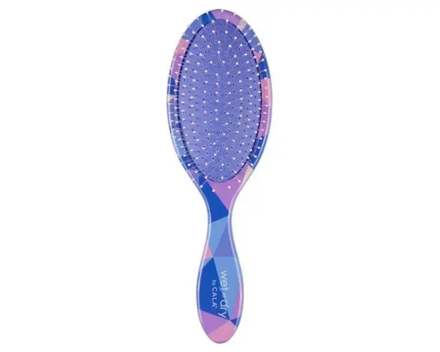 Perie pentru Parul Umed &amp; Uscat Cala Wet-n-Dry Hair Brush - Kaleidescope