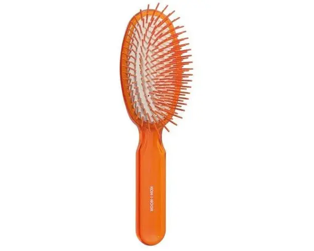 Perie pneumatica portocalie cu peri cilindrici din plastic, Koh-I-Noor, 7110A