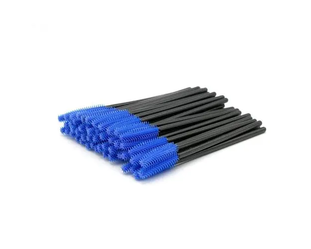 Perii pentru extensii gene de cauciuc set 50 buc - Blue