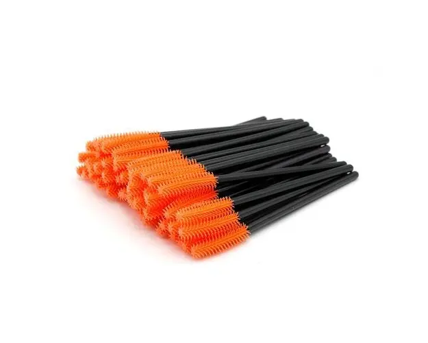 Perii pentru extensii gene de cauciuc set 50 buc - Coral