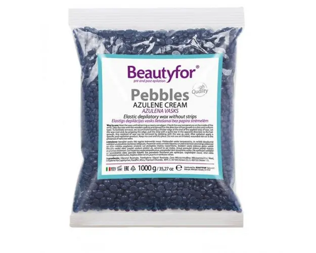 Perle de Ceara Depilatoare - Beautyfor Pebbles Azulene Cream, 1 kg