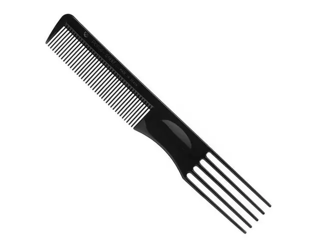 Pieptene profesional frizerie, cu 5 pini din plastic Eurostil