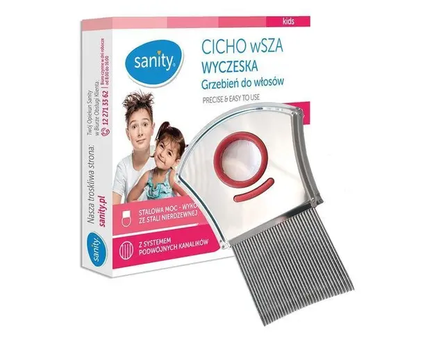 Pieptene Sanity Cicho wSZA pentru indepartarea paduchilor
