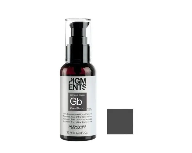 Pigment Concentrat Gri Negru Metalic - Alfaparf Milano Ultra Concentrated Pure Pigment Metallic Color GREY BLACK 90 ml