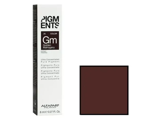 Pigment Concentrat Mahon Auriu - Alfaparf Milano Ultra Concentrated Pure Pigment GOLDEN MAHOGANY 8 ml