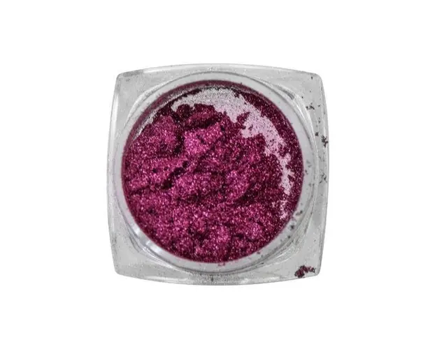 Pigment pentru unghii, Global Fashion, Mirror Rose Red B05, Roz