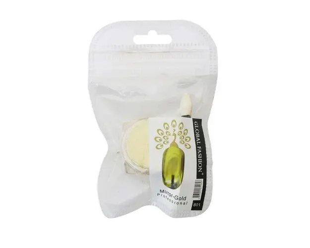 Pigment unghii Mirror Gold B01