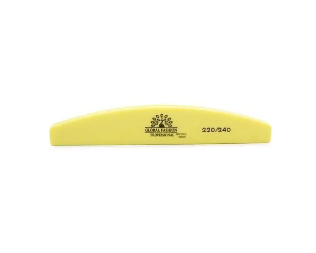 Pila buffer pentru unghii, granulatie 220/240, culoare galbena