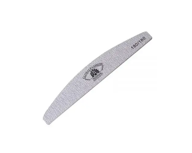 Pila pentru unghii, Global Fashion, semiluna, granulatie 180/180