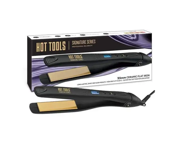 Placa de indreptat parul Hot Tools Digital Ceramic, 25 mm, Signature Series, HTST2575E