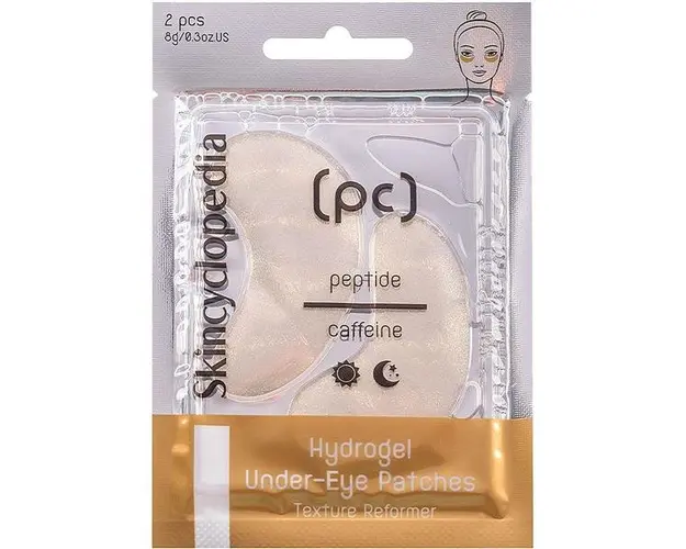 Plasturi cu Hidrogel, Peptide si Cafeina Anticearcane Reformatori de Textura Camco - Hydrogel Under-Eye Patches Texture Reformer, 2 buc