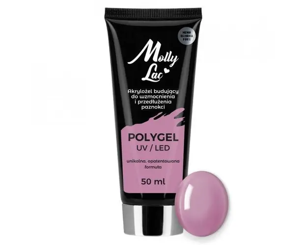 Polygel MollyLac Bean Paste Hema DiHema Free, 50 ml