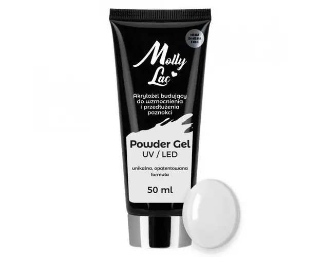 Polygel MollyLac Clear Hema DiHema Free, 50 ml