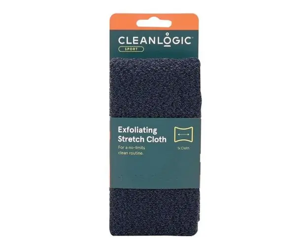 Prosop Exfoliant Elastic Mare pentru Corp - Cleanlogic Sport Exfoliating Stretch Cloth, 1 buc