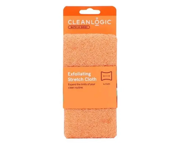 Prosop Exfoliant Elastic pentru Corp - Cleanlogic Bath &amp; Body Exfoliating Stretch Cloth, 1 buc
