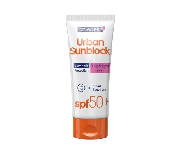 Protectie solara Urban Sunblock SPF50+ pentru ten sensibil,40 ml