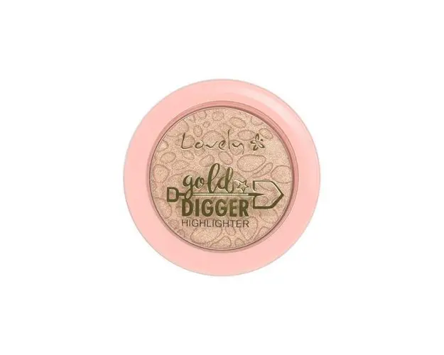 Pudra de fata iluminatoare Lovely Highlighter Gold Digger, 5g