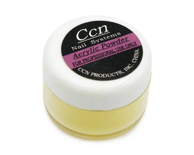 Pudra acrilica Ccn - Galben/Lamaie, 1 buc