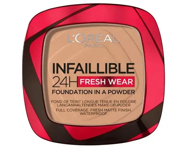 Pudra Compacta - L'Oreal Paris Infaillible 24H Fresh Wear Foundation In A Powder, nuanta 220 Sand, 9 g