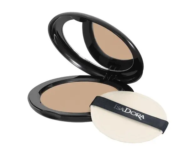 Pudra Compacta - Velvet Touch Compact Powder Isadora 10 g, nuanta 14 Classic Beige Mist