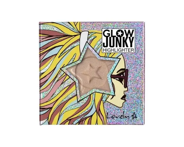 Pudra de fata iluminatoare Lovely glow junky 01, 9 g