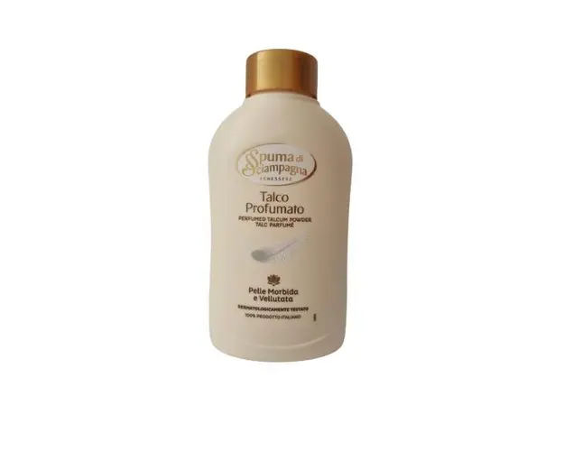 Pudra de Talc Parfumata - Spuma Di Sciampagna Benessere Talco Profumato, 200 g
