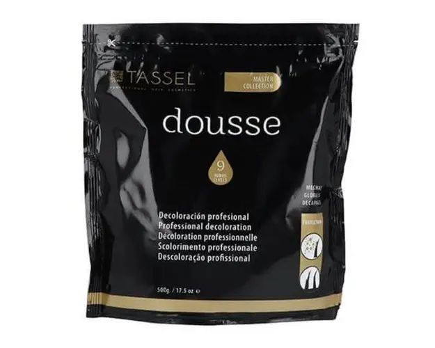 Pudra decoloranta cu 12 uleiuri hranitoare Dousse Tassel, cu putin amoniac 500 g