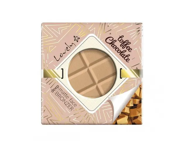 Pudra mata, bronzanta Lovely Toffee Chocolate, 9g