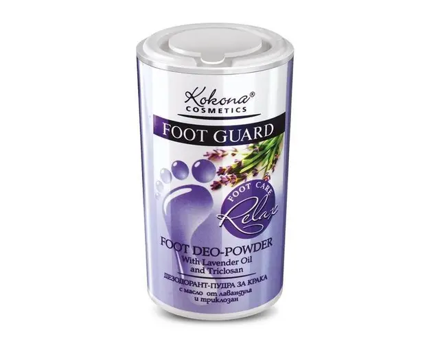 Pudra odorizanta pentru picioare Foot Guard Kokona - 50 gr