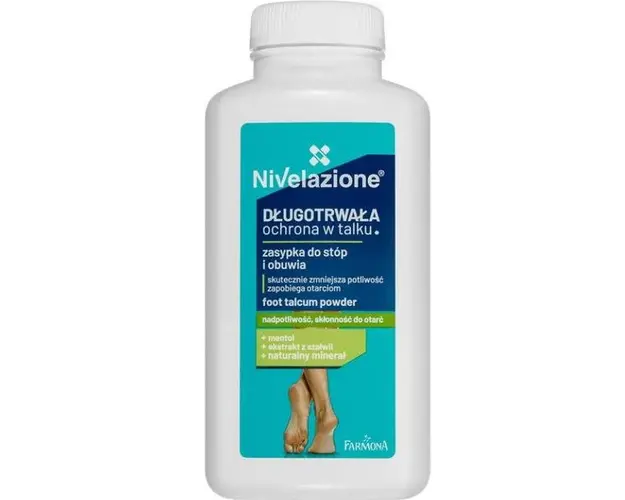 Pudra pentru Picioare si Incaltamine - Farmona Nivelazione Foot Talcum Powder, 100 g