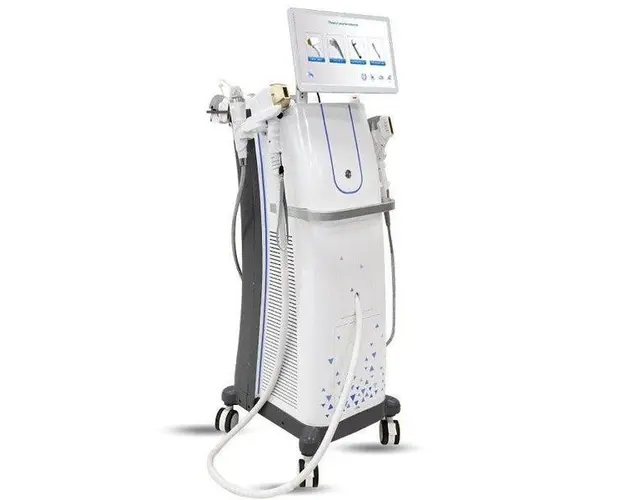 Quattro Max 4 &icirc;n 1 - Epilare definitiva laser putere manipul 1200W, HIFU, Microneedling, Tratament vascular 980nm
