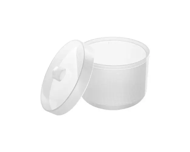 Recipient pentru dezinfectat capetele de freza, alb