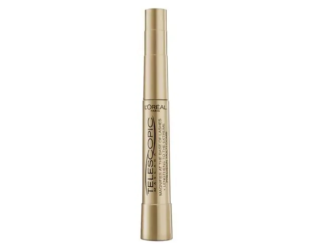 Rimel cu Efect de Gene False - L&#039;Oreal Paris Telescopic Mascara Gold, Black, 8 ml