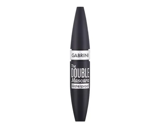 Rimel Double Mascara Gabrini Waterproof, Negru, 6 ml