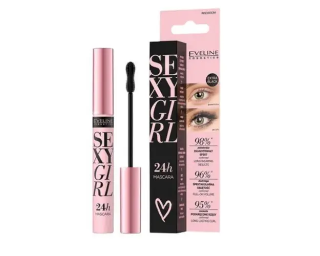 Rimel Mascara Eveline Sexy Girl 24h, 10 ml