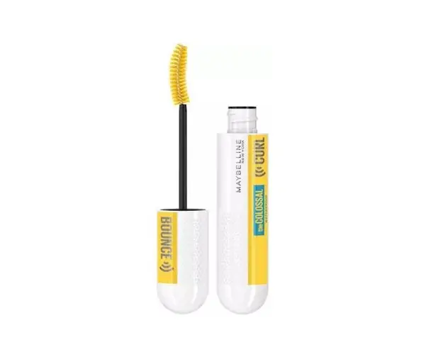 Rimel pentru Curbare Rezistent la Apa - Maybelline The Colossal Curl Bounce Waterproof Very Black, 10 ml