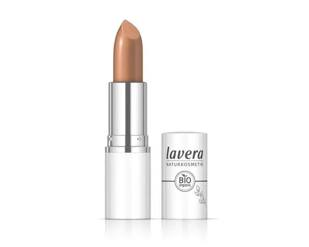 Ruj de Buze Bio - Lavera Cream Glow, nuanta Golden Ochre 06, 4.5 g